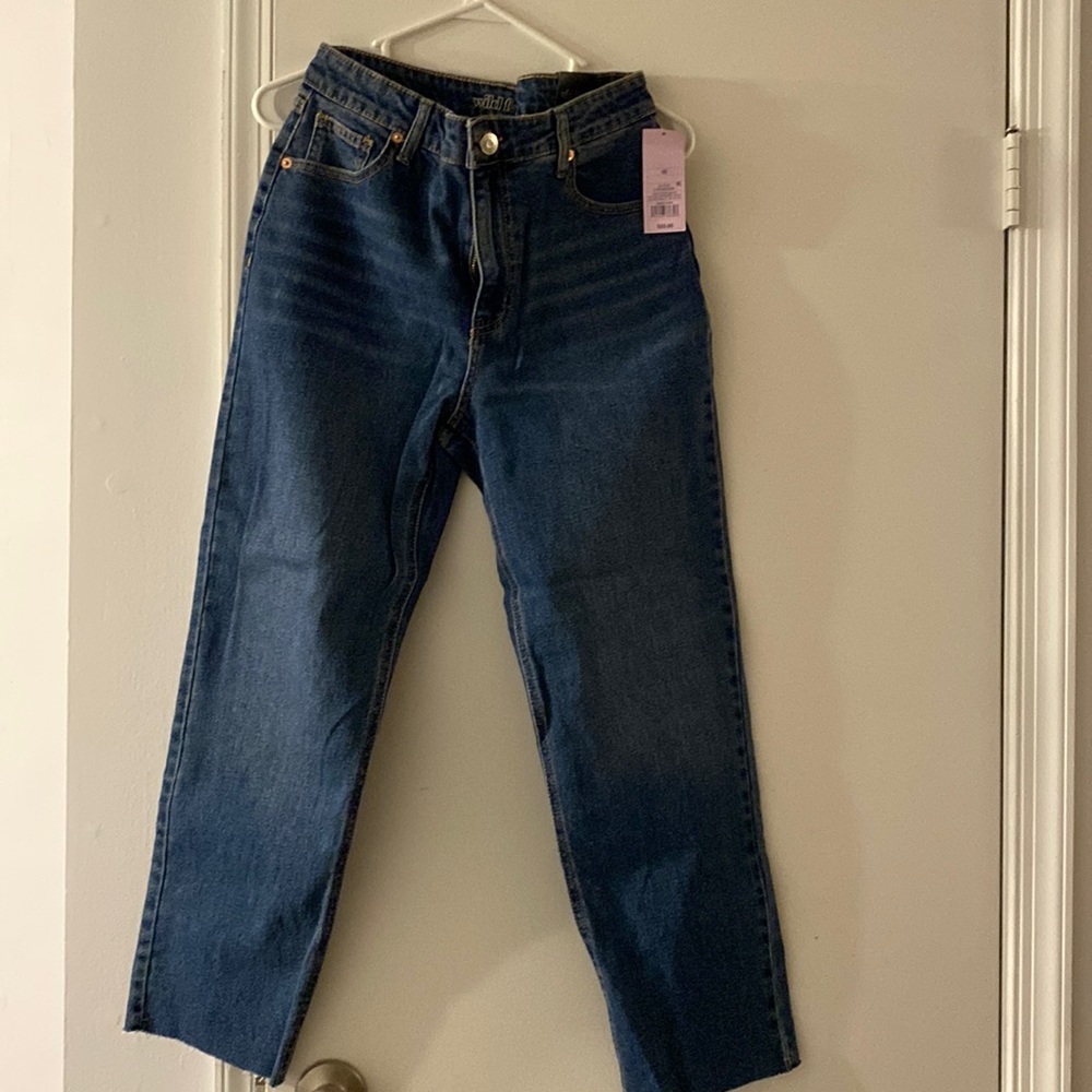 High Raise Straight Ankle Wild Fable 10 NWT